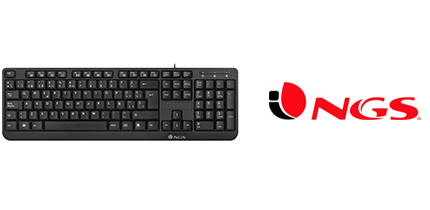 TECLADO NGS FUNKY V3 USB NEGRO