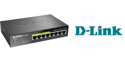 SWITCH GIGA  8P D-LINK DGS-1008P (4P POE)