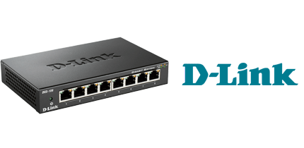 SWITCH GIGA 8P D-LINK DGS-108 DESKTOP METAL - click para más información SWITCH GIGA 8P D-LINK DGS-108 DESKTOP METAL