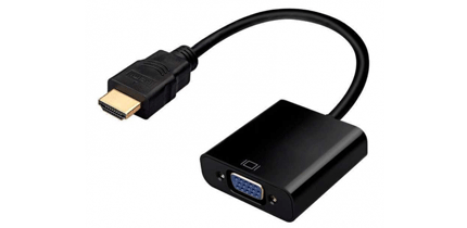 C CONVERS HDMI MACHO - VGA HEMBRA + AUDIO