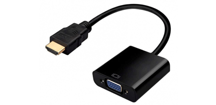 C CONVERS HDMI MACHO - VGA HEMBRA + AUDIO - click para más información C CONVERS HDMI MACHO - VGA HEMBRA + AUDIO