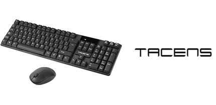 TECLADO ANIMA+MOUSE ACPW0 NEGRO INALAMBRICO