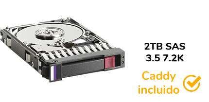  AÑADIR 2TB SAS 3.5 7.2K [Asignado: 67663][Añadir este disco a la configuración original][CADDY INCLUIDO EN EL PRECIO]