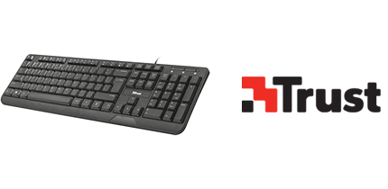 TECLADO TRUST ZIVA USB NEGRO - click para más información TECLADO TRUST ZIVA USB NEGRO