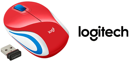 MOUSE LOGITECH M187 ROJO INALAB NANO MOUSE LOGITECH M187 ROJO INALAB NANO