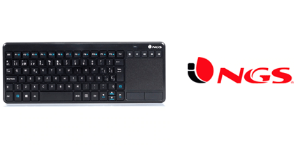 TECLADO NGS TOUCHPAD INALAMBR TV WARRIOR - click para más información TECLADO NGS TOUCHPAD INALAMBR TV WARRIOR