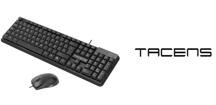 TECLADO TACENS ANIMA + MOUSE ACP0 USB NEGRO [Asignado: 65382]