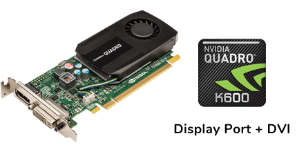 VGA QUADRO K600 1 GB DDR3 LP DVI + DISPLAYPORT [Asignado: 59778]