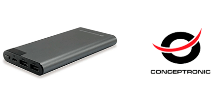 MEM POWER BANK 10000 MAH CONCEPTRONIC - click para más información MEM POWER BANK 10000 MAH CONCEPTRONIC