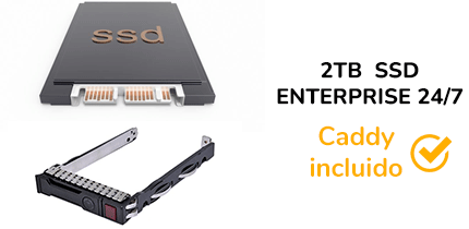  AÑADIR 2TB SSD SERVER 24/7 NUEVO 2.5 [Asignado: 66377][Añadir este disco a la configuración original][CADDY INCLUIDO EN EL PRECIO]