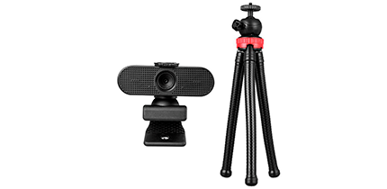 WEBCAM 1080P 30 FPS FULLHD+TRIPODE 29CM ALTURA - click para más información WEBCAM 1080P 30 FPS FULLHD+TRIPODE 29CM ALTURA