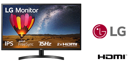 MONITOR 31.5  LG 32MN500 IPS 2 X HDMI FULLHD