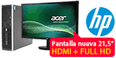 ORDENADOR+PANTALLA E8400/4 GB/SSD240+TFT 21.5 NUEVO LINUX - click para más información ORDENADOR+PANTALLA E8400/4 GB/SSD240+TFT 21.5 NUEVO LINUX