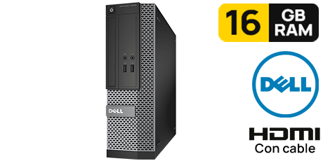 ORDENADOR DELL DELL 3020SFF I5/16GB/ SSD 960GB ORIGINAL/LINUX