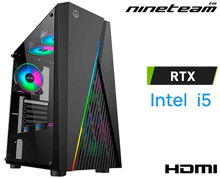 ORDENADOR NINETEAM TWO PRO CON NVIDIA RTX 3050 8GB I5/32GB/ SSD 1.92TB/LINUX