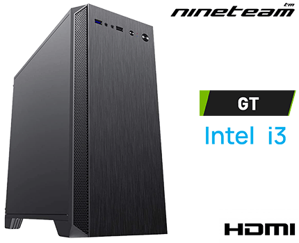 ORDENADOR NINETEAM ONE NVIDIA GT 730 I3/8GB/ SSD 240GB/LINUX