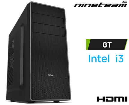 ORDENADOR NINETEAM CAD ONE NVIDIA GT 730 I3/64GB/ SSD 1.92TB/<b>WINDOWS 10 HOME 64 BITS LEGAL</b>