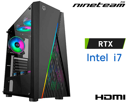 ORDENADOR NINETEAM THREE PRO CON RTX 3060 12GB I7/16GB/ SSD 960GB/<b>WINDOWS 11 HOME 64 BITS LEGAL</b>