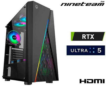 ORDENADOR NINETEAM ¡5 ULTRA RTX 3050 6GB I5/16GB/ SSD 480GB/WINDOWS 11 PRO LEGAL ORDENADOR NINETEAM ¡5 ULTRA RTX 3050 6GB I5/16GB/ SSD 480GB/WINDOWS 11 PRO LEGAL
