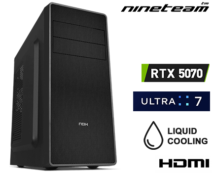ORDENADOR NINETEAM CAD ¡7 ULTRA RTX 5070 12GB I7/32GB/ SSD 500GB/WINDOWS 10 HOME LEGAL