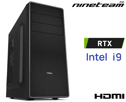 ORDENADOR NINETEAM CAD ZPECTRAL I9 CON NVIDIA RTX 4070 12GB I9/128GB/ SSD 960GB/<b>WINDOWS 10 HOME 64 BITS LEGAL</b>