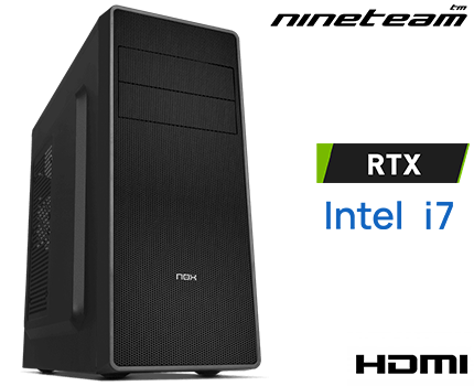 ORDENADOR NINETEAM CAD ¡7 ZPECTRAL CON NVIDIA RTX 5070 12GB I7/128GB/ SSD 480GB/LINUX