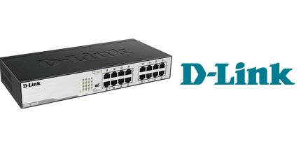 SWITCH GIGA 16P D-LINK DGS-1016D DESKTOP+RACK
