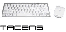 TECLADO TACENS + MOUSE LEVIS USB PLATA INALAM