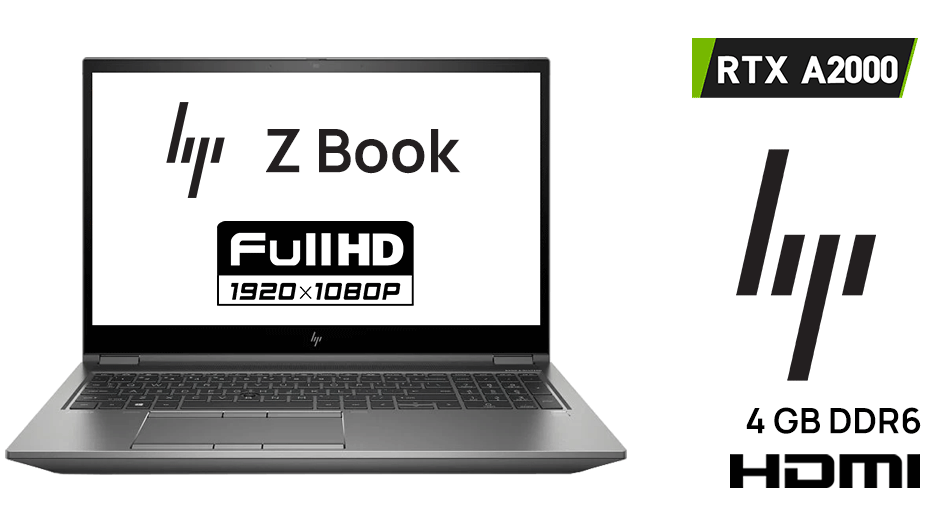 PORTATIL HP ZBOOK FURY CON RTX2000 4GB I7/8GB/ SSD 1TB/