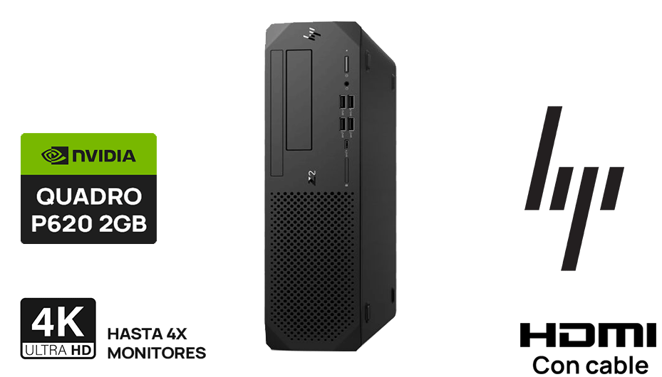 WORKSTATION HP Z2 G4 P620 2GB I7/8GBDDR4/ SSD 250GB+/